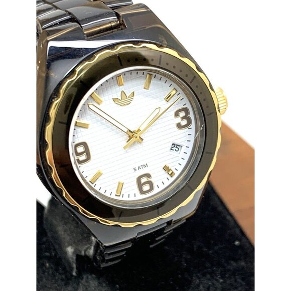 Adidas Women's Watch ADH2553 Quartz Analog White Dial Brown Clear Plasti… - Picture 13 of 14